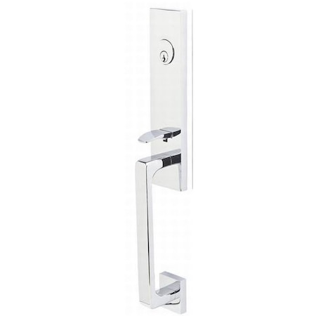 Emtek Bright Chrome Handleset 4818ROUUS26 4818ROUUS26